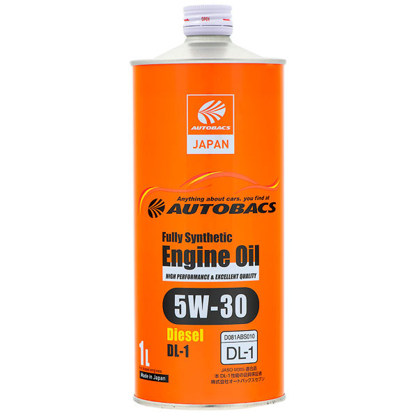 Моторное масло AUTOBACS Engine Oil FS Diesel DL-1 5W-30 Синтетическое 1л.