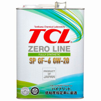 Моторное масло TCL Zero Line 0W-20 SP/GF-6 Синтетическое 4л.