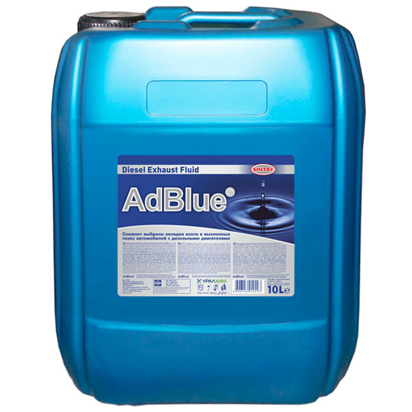 Жидкость для системы Sintec AdBlue дизельных двигателей 10л