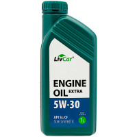 Моторное масло LIVCAR ENGINE OIL EXTRA 5W-30 SL/CF Полусинтетическое 1л.