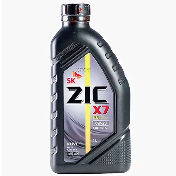 Масло моторное ZIC X7 FE 0W-20 SN-RC/GF-5 Dexos1 Синтетическое 1л