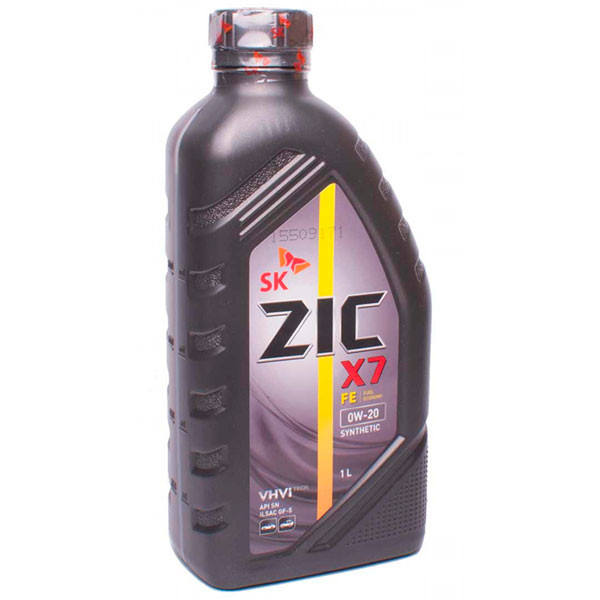 Масло моторное ZIC X7 FE 0W-20 SN-RC/GF-5 Dexos1 Синтетическое 1л