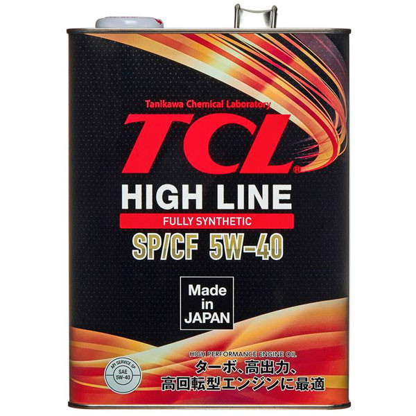 Моторное масло TCL High Line 5W-40 SP/CF Синтетическое 4л.