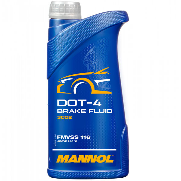 Тормозная жидкость MANNOL DOT-4 910г.